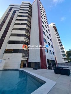 Edf. Castellamare, 100m², varanda, 3 quartos (1 suíte), lazer em Boa Viagem