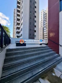 Edf. Castellamare, 100m², varanda, 3 quartos (1 suíte), lazer em Boa Viagem