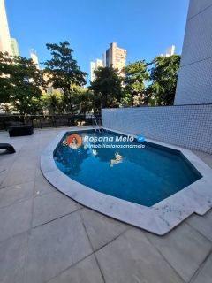 Edf. Castellamare, 100m², varanda, 3 quartos (1 suíte), lazer em Boa Viagem