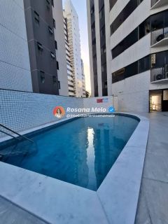 Edf. Castellamare, 100m², varanda, 3 quartos (1 suíte), lazer em Boa Viagem