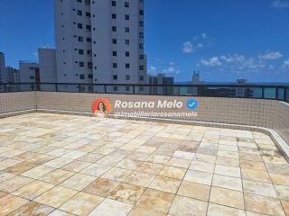 Edf. Castello dei Principe, 113m², varanda, 4 quartos (2 suítes), lazer completo, Boa Viagem