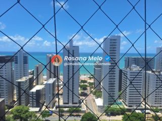 Edf. Castello dei Principe, 113m², varanda, 4 quartos (2 suítes), lazer completo, Boa Viagem