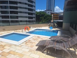 Edf. Castello dei Principe, 113m², varanda, 4 quartos (2 suítes), lazer completo, Boa Viagem