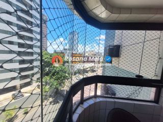 Edf. Castello dei Principe, 113m², varanda, 4 quartos (2 suítes), lazer completo, Boa Viagem