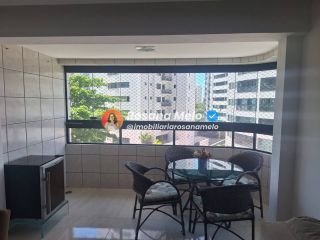 Edf. Castello dei Principe, 113m², varanda, 4 quartos (2 suítes), lazer completo, Boa Viagem