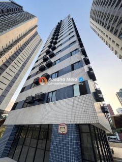 Edf. Paineiras, apartamento andar alto, 90m2, 3 quartos (1 suíte), 1 vaga coberta, lazer completo, Boa Viagem