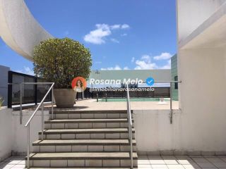 Edf. Rio Madeira, apartamento com 80m², varanda integrada a sala, 3 quartos (1 suíte), lazer completo, Boa Viagem