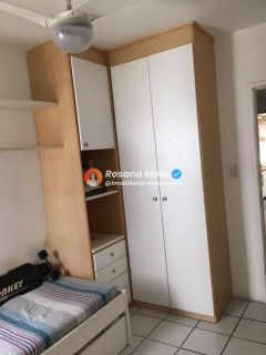 Edf. Rio Madeira, apartamento com 80m², varanda integrada a sala, 3 quartos (1 suíte), lazer completo, Boa Viagem