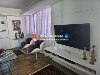 Edf. Alenquer, apartamento vista mar, 168m², nascente, varanda, 4 quartos (1 suíte), 2 vagas, Boa viagem