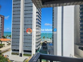 Edf. Alenquer, apartamento vista mar, 168m², nascente, varanda, 4 quartos (1 suíte), 2 vagas, Boa viagem