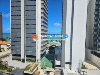 Edf. Alenquer, apartamento vista mar, 168m², nascente, varanda, 4 quartos (1 suíte), 2 vagas, Boa viagem