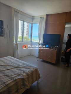 Edf. Alenquer, apartamento vista mar, 168m², nascente, varanda, 4 quartos (1 suíte), 2 vagas, Boa viagem
