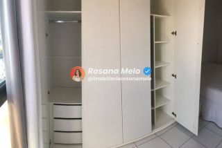 Condomínio Maria Clara, apartamento mobiliado, 63m², varanda, 2 quartos (1 suíte), garagem privativa, Porto de Galinhas