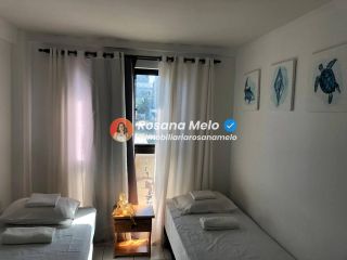 Condomínio Maria Clara, apartamento mobiliado, 63m², varanda, 2 quartos (1 suíte), garagem privativa, Porto de Galinhas