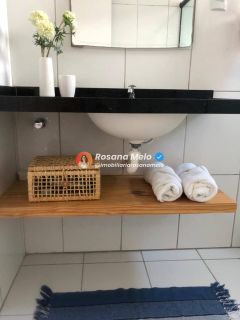 Condomínio Maria Clara, apartamento mobiliado, 63m², varanda, 2 quartos (1 suíte), garagem privativa, Porto de Galinhas