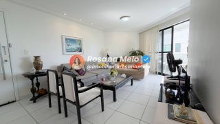 Edf. Castellamare, apartamento andar alto, 105m², varanda, 3 quartos (1 suíte), 2 vagas, lazer em Boa Viagem