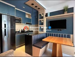 Edf. Domus Augusto Lins e Silva, Studio, 26m², mobiliado, lazer completo, Boa Viagem