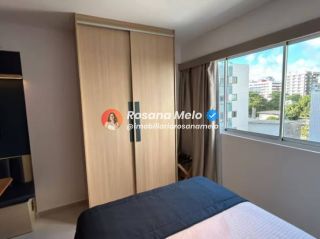 Edf. Domus Augusto Lins e Silva, Studio, 26m², mobiliado, lazer completo, Boa Viagem
