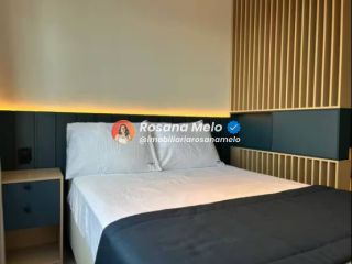 Edf. Domus Augusto Lins e Silva, Studio, 26m², mobiliado, lazer completo, Boa Viagem