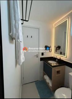 Edf. Domus Augusto Lins e Silva, Studio, 26m², mobiliado, lazer completo, Boa Viagem