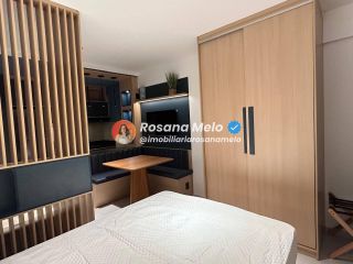 Edf. Domus Augusto Lins e Silva, Studio, 26m², mobiliado, lazer completo, Boa Viagem