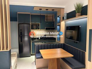 Edf. Domus Augusto Lins e Silva, Studio, 26m², mobiliado, lazer completo, Boa Viagem