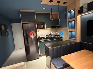 Edf. Domus Augusto Lins e Silva, Studio, 26m², mobiliado, lazer completo, Boa Viagem