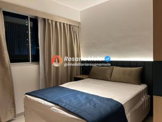 Edf. Domus Augusto Lins e Silva, Studio, 26m², mobiliado, lazer completo, Boa Viagem
