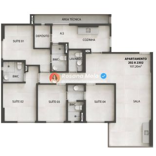 Edf. Costa Escandinava, 100 metros da praia, 107m² ou 110m², varanda gourmet, 4 quartos (4 suítes), 2 vagas, lazer completo Boa Viagem