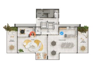 Edf. Costa Escandinava, 100 metros da praia, 107m² ou 110m², varanda gourmet, 4 quartos (4 suítes), 2 vagas, lazer completo Boa Viagem