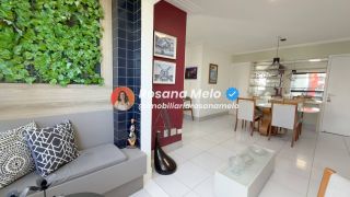 Edf. Castelo de Blois, apartamento vista mar, andar alto, varanda integrada sala, 92m², 3 quartos (1 suíte), 1 vaga, lazer completo, Boa Viagem