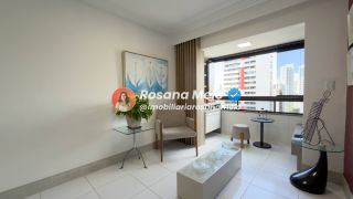 Edf. Castelo de Blois, apartamento vista mar, andar alto, varanda integrada sala, 92m², 3 quartos (1 suíte), 1 vaga, lazer completo, Boa Viagem