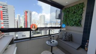 Edf. Castelo de Blois, apartamento vista mar, andar alto, varanda integrada sala, 92m², 3 quartos (1 suíte), 1 vaga, lazer completo, Boa Viagem