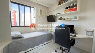 Edf. Castelo de Blois, apartamento vista mar, andar alto, varanda integrada sala, 92m², 3 quartos (1 suíte), 1 vaga, lazer completo, Boa Viagem