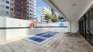 Edf. Castelo de Blois, apartamento vista mar, andar alto, varanda integrada sala, 92m², 3 quartos (1 suíte), 1 vaga, lazer completo, Boa Viagem