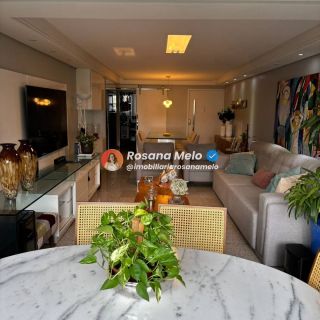 Edf. Deneb, apartamento nascente, 126m², 3 quartos (2 suítes), 2 vagas, lazer completo, Boa Viagem