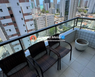 Edf. Trinidad, apartamento andar alto, 136m², 4 quartos ( 2 suítes), 2 vagas,