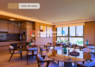 Edf. Ária Boa Vista, apartamento com 23m², 1 quarto, sala com cozinha integrada, lazer completo, Boa Vista.