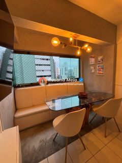 Edf. Átria, apartamento 60m², 3 quartos (1 suíte), 1 vaga, lazer completo, Boa Viagem.