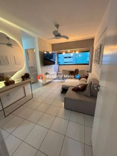 Edf. Átria, apartamento 60m², 3 quartos (1 suíte), 1 vaga, lazer completo, Boa Viagem.