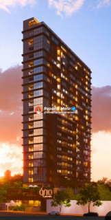 Edf. Ária Boa Vista, apartamento com 37,63m², 2 quartos, sala com cozinha integrada, lazer completo, Boa Vista.