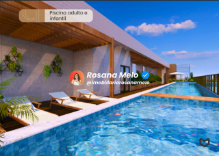 Edf. Ária Boa Vista, apartamento com 37,63m², 2 quartos, sala com cozinha integrada, lazer completo, Boa Vista.