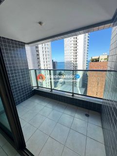 Edf. Zezé Cardoso, 84m², nascente, vista mar, 3 quartos (1 suíte), lazer completo, Boa Viagem.