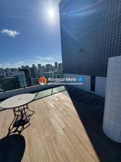 Edf. Zezé Cardoso, 84m², nascente, vista mar, 3 quartos (1 suíte), lazer completo, Boa Viagem.