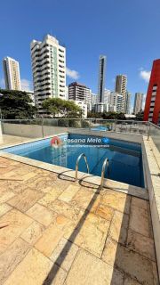 Edf. Atlântico Prince, 98m², nascente, 3 quartos (1 suíte), lazer completo, Boa Viagem.