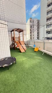 Edf. Atlântico Prince, 98m², nascente, 3 quartos (1 suíte), lazer completo, Boa Viagem.