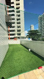 Edf. Atlântico Prince, 98m², nascente, 3 quartos (1 suíte), lazer completo, Boa Viagem.