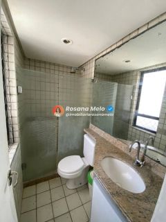 Edf. Mar do Porto, vista mar, andar alto, 220m², varanda, 4 suítes, 3 vagas, Boa Viagem.
