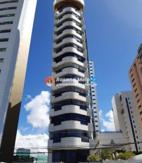 Edf. Mar do Porto, vista mar, andar alto, 220m², varanda, 4 suítes, 3 vagas, Boa Viagem.