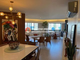 Edf. Alameda Prince, apartamento andar alto, nascente, 3 quartos (2 suítes), 2 vagas, lazer completo, Boa Viagem